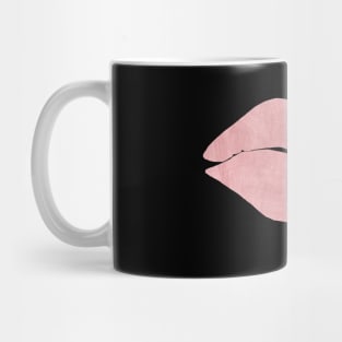 Pink Lipstick Kiss Mug